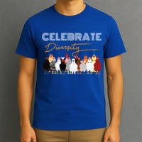 Celebrate Diversity Chickens Funny Graphic Tee Chicken Cute Gift T-Shirt