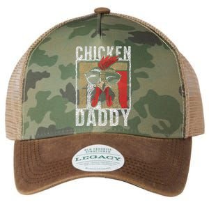 Chicken Daddy Chicken Farmer Father Of The Chicken Coop Legacy Tie Dye Trucker Hat