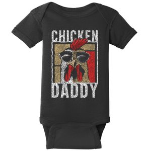 Chicken Daddy Chicken Farmer Father Of The Chicken Coop Baby Bodysuit