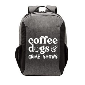 Coffee Dogs Crime Shows Funny Coffee Dog Lovers Halloween Vector Backpack