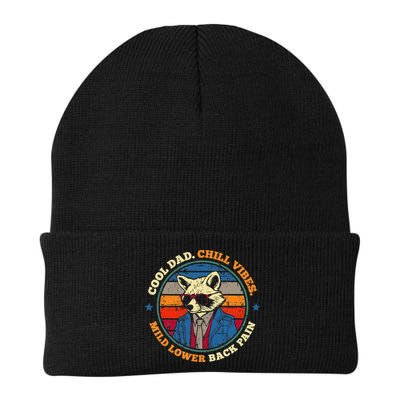 Cool Dad Chill Vibes Mild Back Pain Funny Fathers Day Gift Beanie