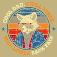 Cool Dad Chill Vibes Mild Back Pain Funny Fathers Day Gift Cooling Performance Crew T-Shirt