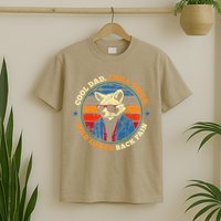 Cool Dad Chill Vibes Mild Back Pain Funny Fathers Day Gift T-Shirt