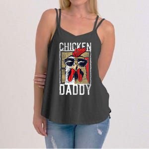 Chicken Daddy Chicken Farmer Father Of The Chicken Coop Women's Strappy Tank