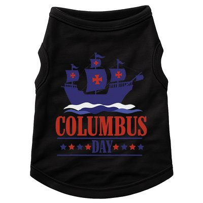 Columbus Day Christopher Columbus Italian American Doggie Tank
