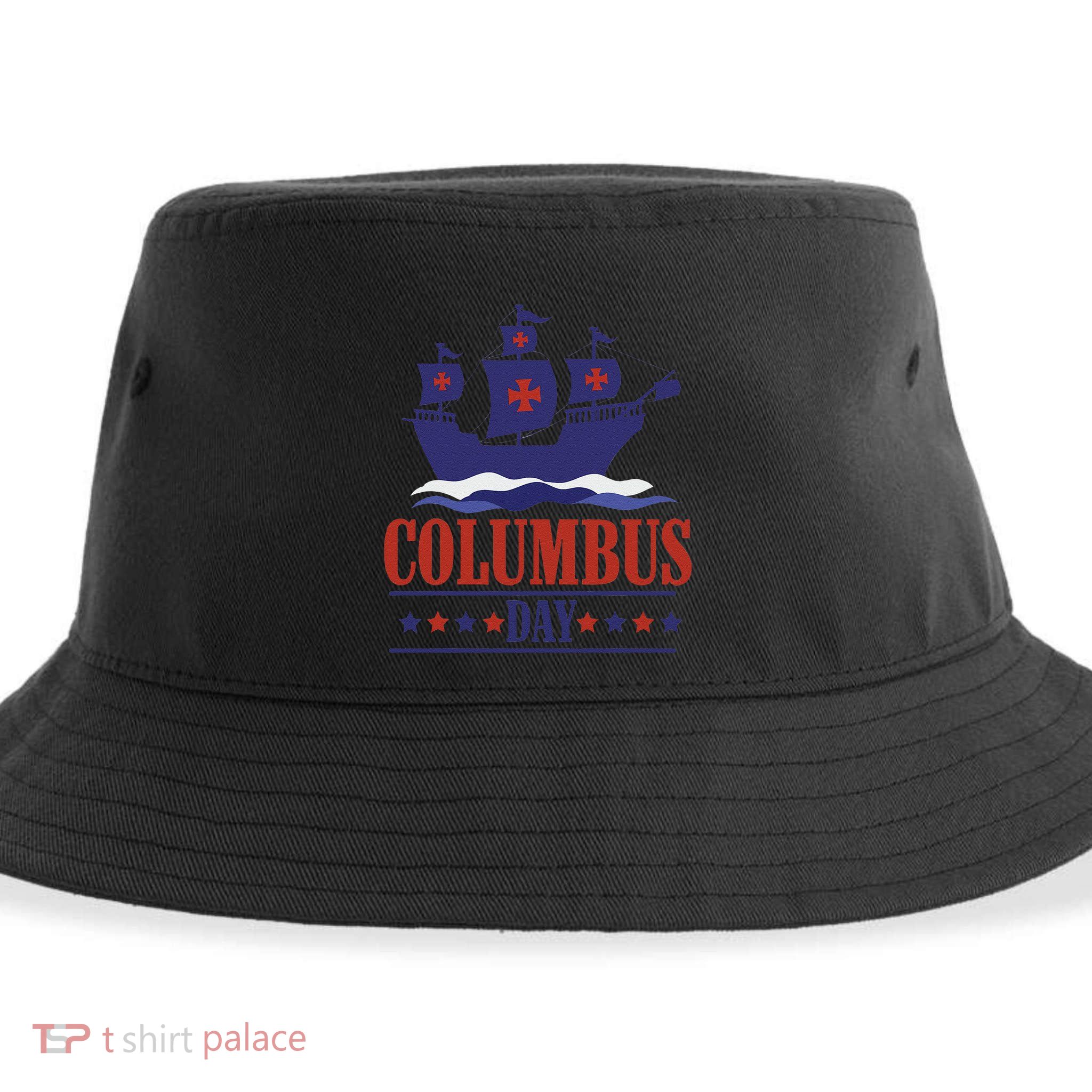 Columbus Day Christopher Columbus Italian American Sustainable Bucket Hat