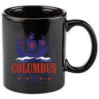 Columbus Day Christopher Columbus Italian American 11oz C Handle Ceramic Mug