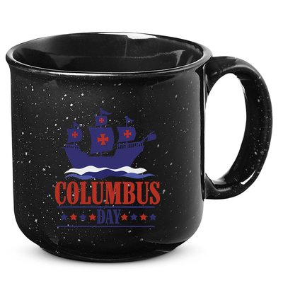 Columbus Day Christopher Columbus Italian American 15oz Campfire Ceramic Mug
