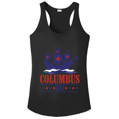 Columbus Day Christopher Columbus Italian American Ladies PosiCharge Competitor Racerback Tank