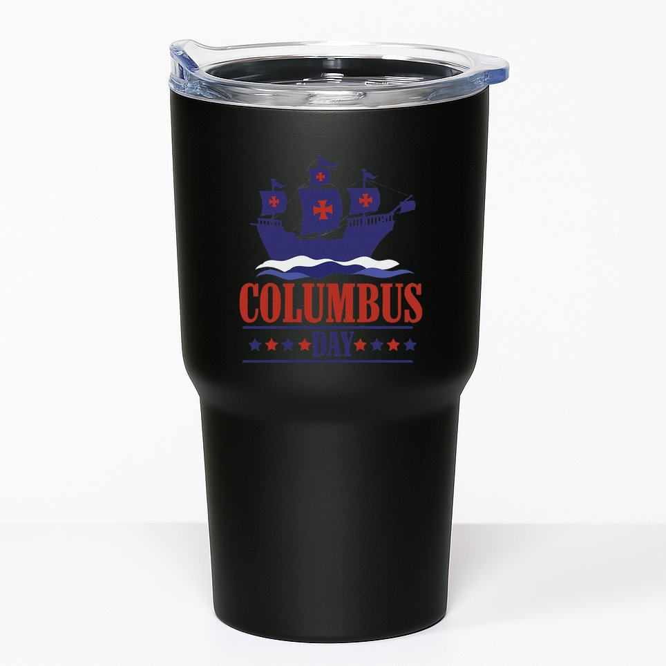 Columbus Day Christopher Columbus Italian American Tumbler