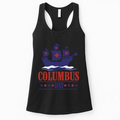 Columbus Day Christopher Columbus Italian American Womens Tank Top