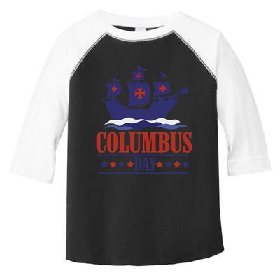 Columbus Day Christopher Columbus Italian American Toddler Fine Jersey T-Shirt