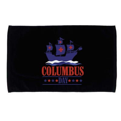 Columbus Day Christopher Columbus Italian American Microfiber Hand Towel