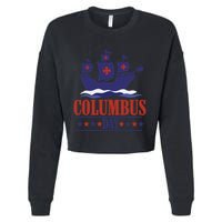 Columbus Day Christopher Columbus Italian American Cropped Pullover Crew