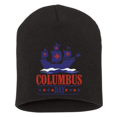Columbus Day Christopher Columbus Italian American Short Acrylic Beanie