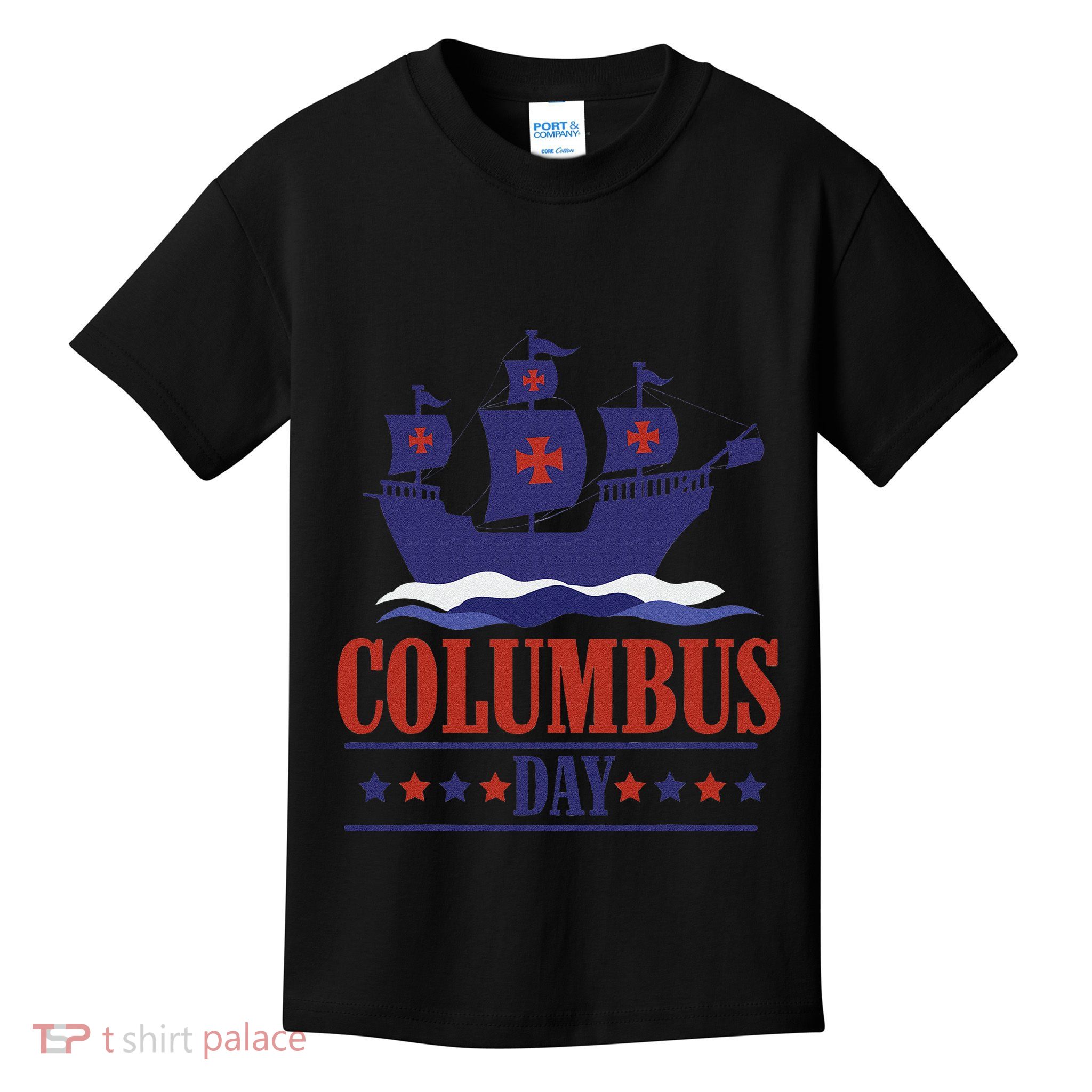 Columbus Day Christopher Columbus Italian American Kids T-Shirt