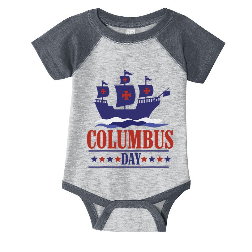Columbus Day Christopher Columbus Italian American Infant Baby Jersey Bodysuit