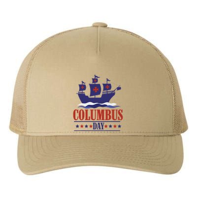 Columbus Day Christopher Columbus Italian American Yupoong Adult 5-Panel Trucker Hat