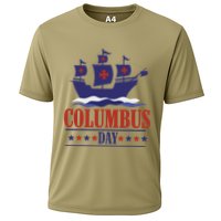 Columbus Day Christopher Columbus Italian American Cooling Performance Crew T-Shirt