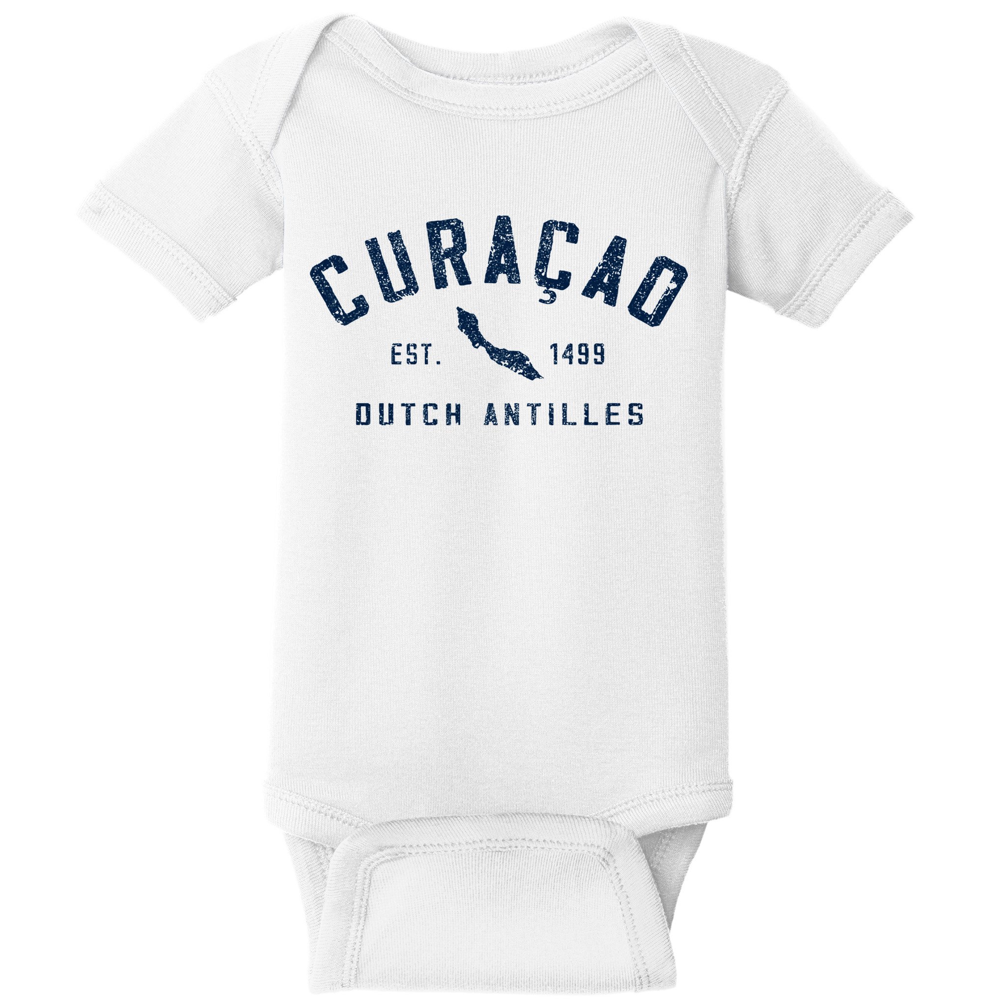 Curacao Dutch Caribbean Souvenir Cruise Vacation Baby Bodysuit