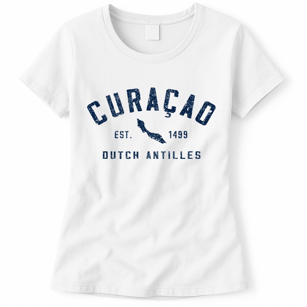 Curacao Dutch Caribbean Souvenir Cruise Vacation Womens T-Shirt