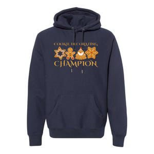 Cookie Decorating Champion Baking Christmas Family Matching Premium Hoodie