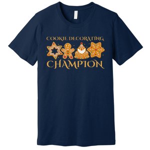 Cookie Decorating Champion Baking Christmas Family Matching Premium T-Shirt