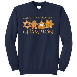 Cookie Decorating Champion Baking Christmas Family Matching Tall Sweatshirt