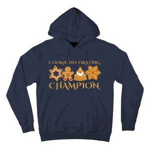 Cookie Decorating Champion Baking Christmas Family Matching Tall Hoodie