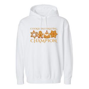 Cookie Decorating Champion Baking Christmas Family Matching Garment-Dyed Fleece Hoodie