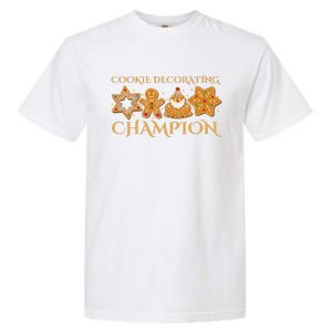 Cookie Decorating Champion Baking Christmas Family Matching Garment-Dyed Heavyweight T-Shirt