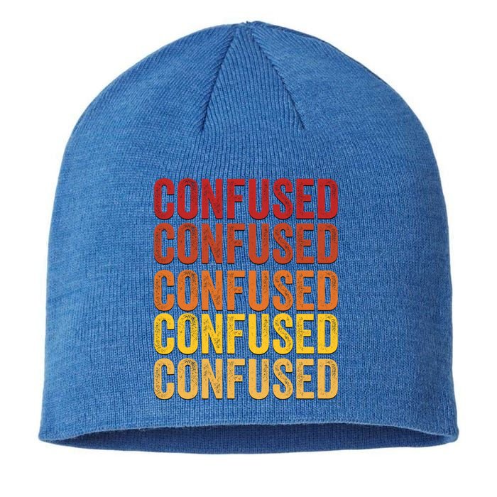 Confused Definition Confused Cute Gift Sustainable Beanie