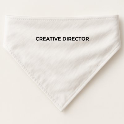 Creative Director USA-Made Doggie Bandana