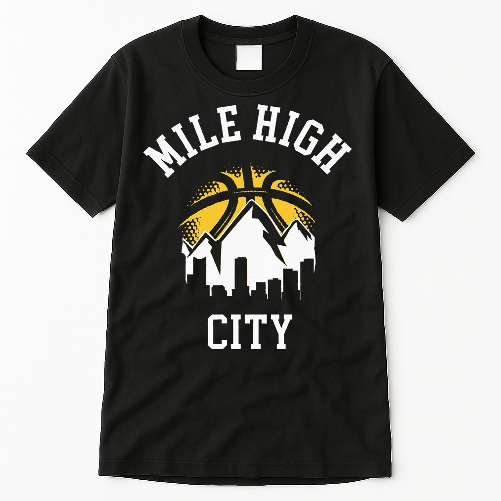 Classic Denver Colorado Mile High Denver City Tall T-Shirt