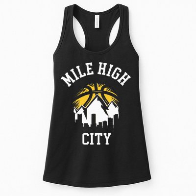 Classic Denver Colorado Mile High Denver City Womens Tank Top