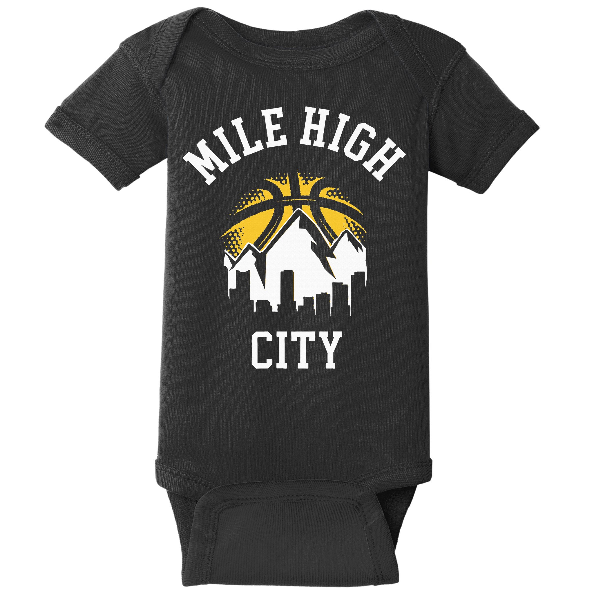 Classic Denver Colorado Mile High Denver City Baby Bodysuit