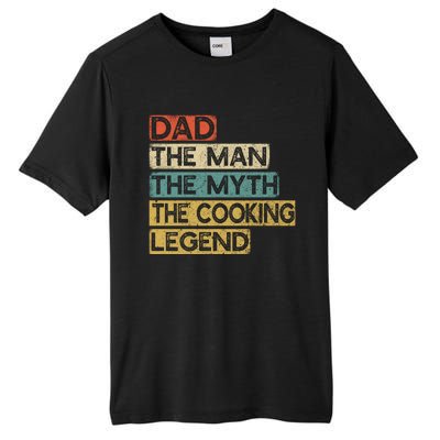 Chef Dad Cooking Legend Home Cook Fathers Day Gift Tall Fusion ChromaSoft Performance T-Shirt