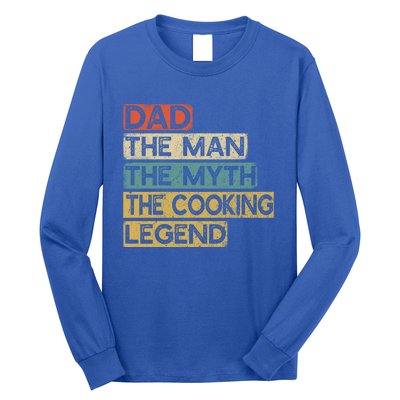 Chef Dad Cooking Legend Home Cook Fathers Day Gift Long Sleeve Shirt