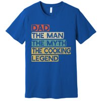 Chef Dad Cooking Legend Home Cook Fathers Day Gift Premium T-Shirt