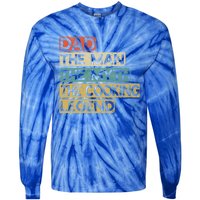 Chef Dad Cooking Legend Home Cook Fathers Day Gift Tie-Dye Long Sleeve Shirt