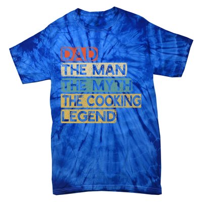 Chef Dad Cooking Legend Home Cook Fathers Day Gift Tie-Dye T-Shirt