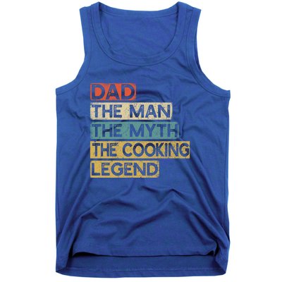 Chef Dad Cooking Legend Home Cook Fathers Day Gift Tank Top