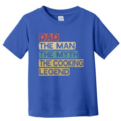 Chef Dad Cooking Legend Home Cook Fathers Day Gift Toddler T-Shirt