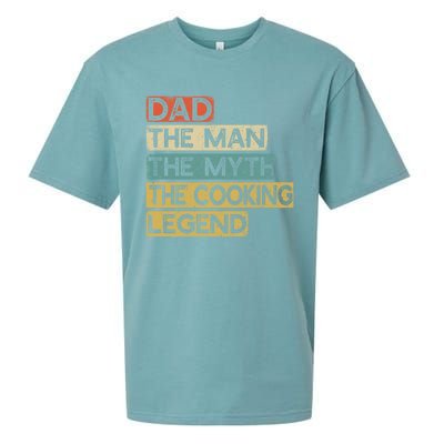 Chef Dad Cooking Legend Home Cook Fathers Day Gift Sueded Cloud Jersey T-Shirt