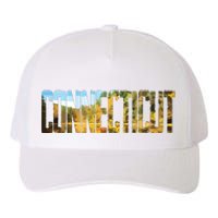 Cool Design Connecticut T Yupoong Adult 5-Panel Trucker Hat