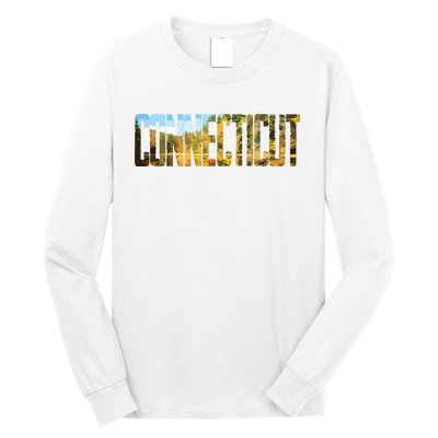 Cool Design Connecticut T Long Sleeve Shirt