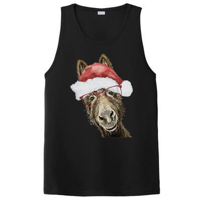 Christmas Donkey, Cute Christmas Donkey PosiCharge Competitor Tank