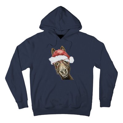 Christmas Donkey, Cute Christmas Donkey Hoodie