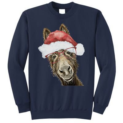 Christmas Donkey, Cute Christmas Donkey Sweatshirt