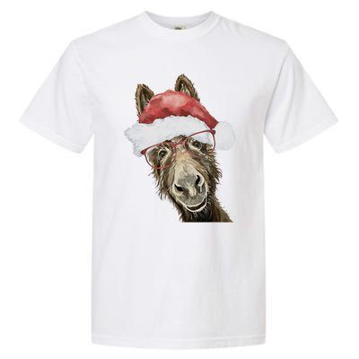 Christmas Donkey, Cute Christmas Donkey Garment-Dyed Heavyweight T-Shirt